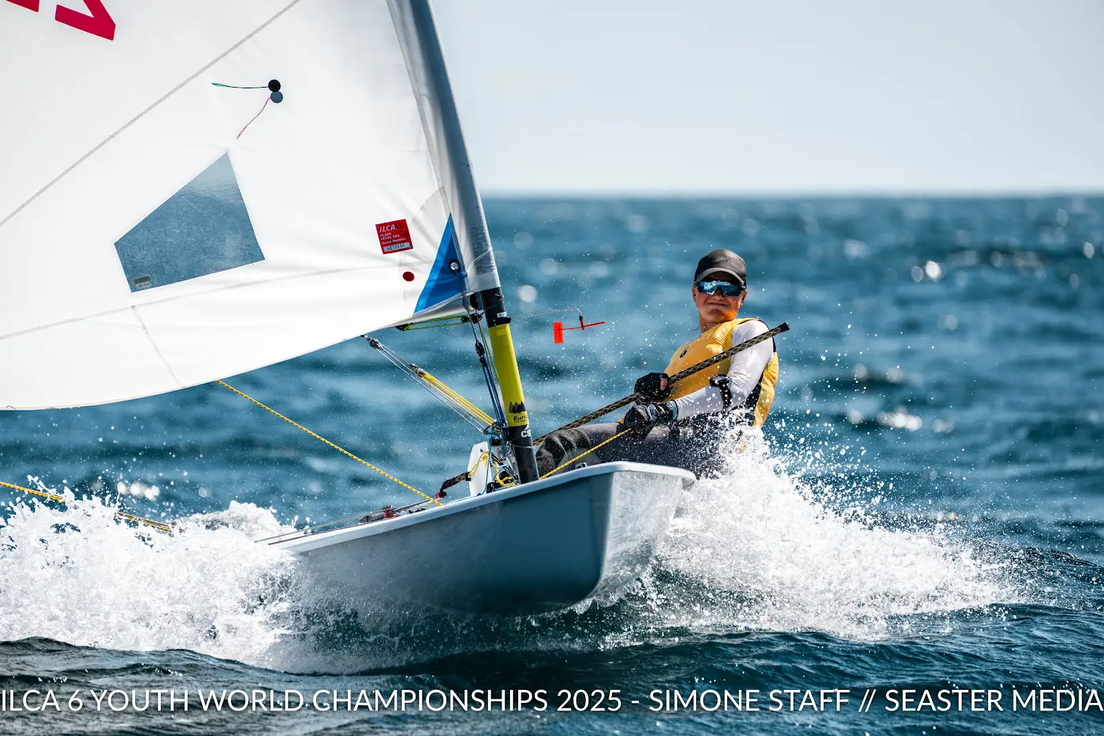Alina Shapovalova sailing ILCA 6
